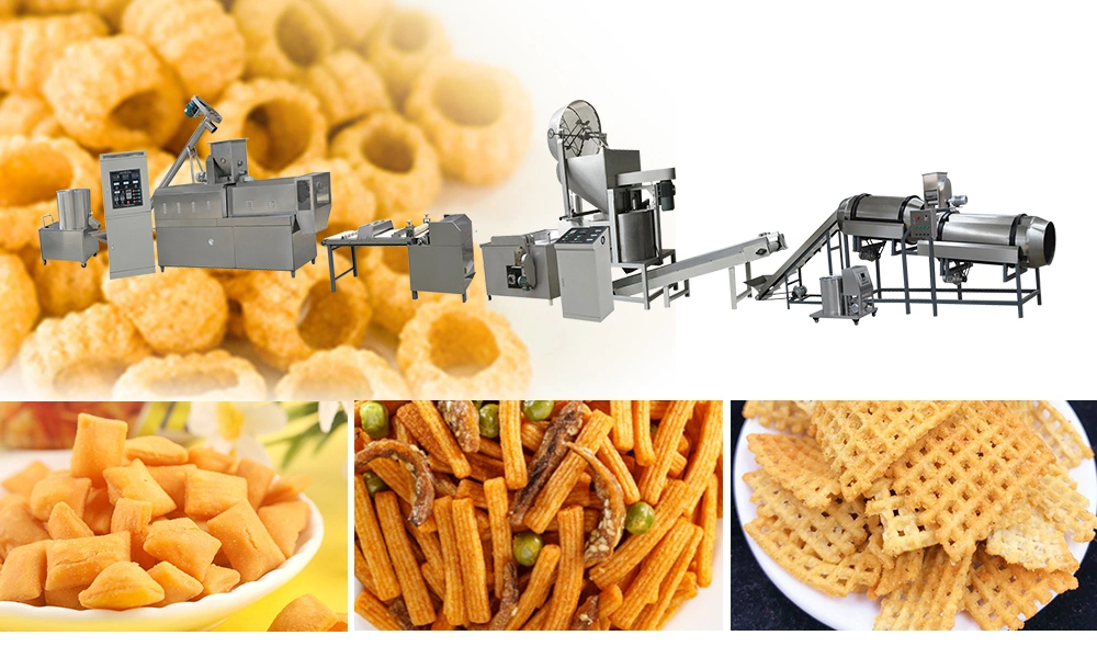 Top Quality Automatic Snacks Batch Frying Machine Banana Chips Commerical Batch Frying Machinery Plant for Sale