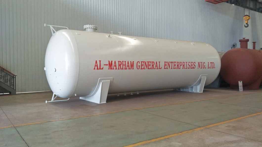 50m3 / 50cbm / 50000L / 25tons LPG Gas Storage Tank for Nigeria