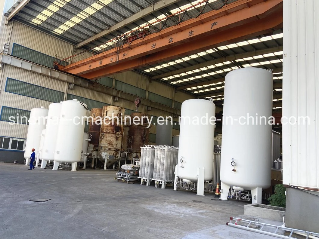 Mini Storage Tank for Cryogenic Lox Lin Lar LNG Micro Bulk Tank