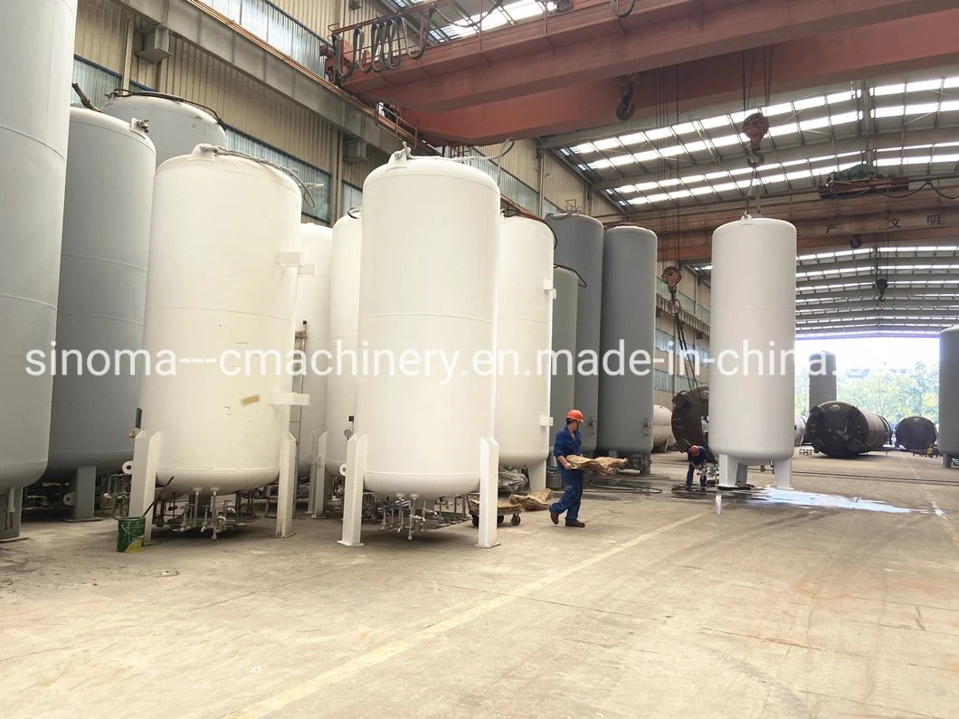 Cryogenic Liquid Oxygen Nitrogen Argon Storage Pressure Tank