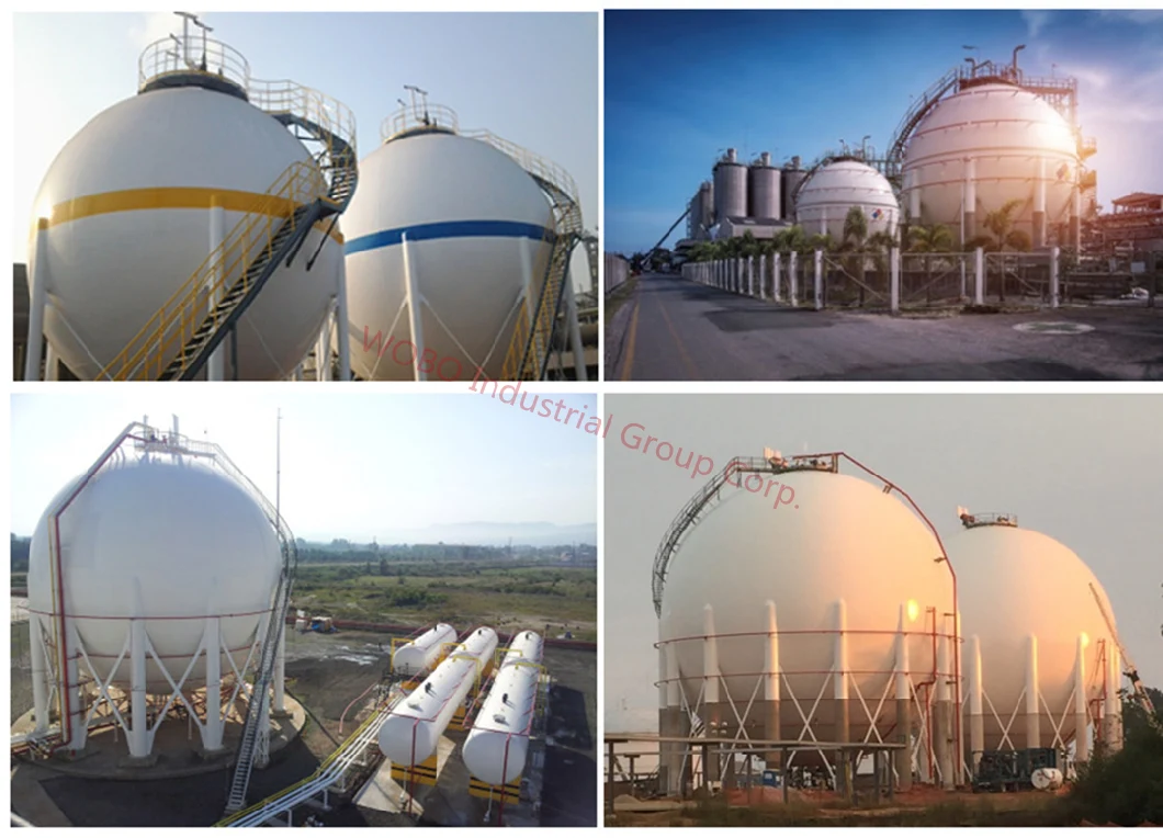 China Manufacturer Turnkey Operations LNG/LPG Spherical Storage Tank