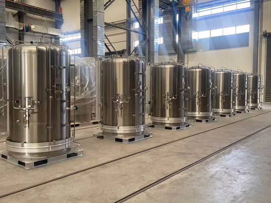 Mini réservoir de stockage pour réservoir en vrac cryogénique Lox Lin Lar LNG