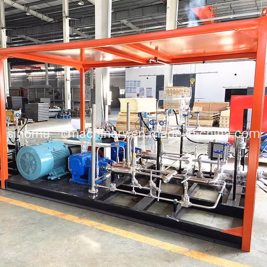 Pompe GNL Liquéfaction du gaz naturel à petite échelle GNL Dewar Pompe de remplissage Skid